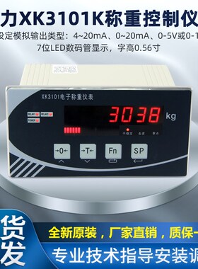 柯力XK3101-K控制仪表定量包装 漏斗 电子秤显示器 3101称重仪表