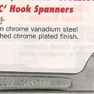 可调节钩形扳手 KEN 582 英国进品 KENNEDY 9600K 50MM 肯尼迪