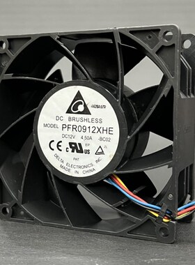 台达 PFR0912XHE 9038 12V 4.50A 9CM厘米暴力万转增压散热风扇