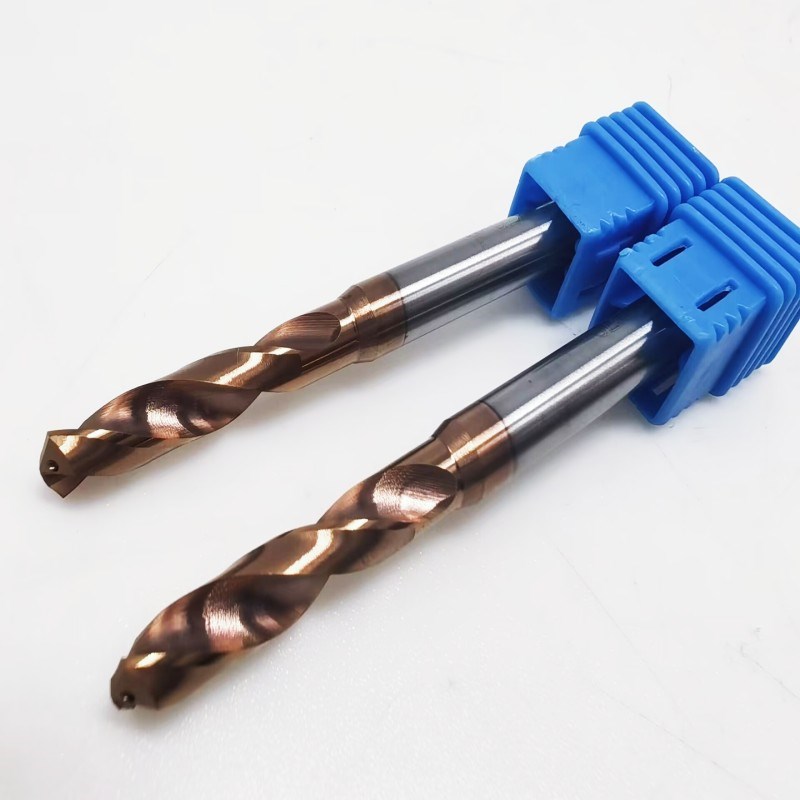 KLOT钨钢内冷钻  整体硬质合金硬钻头6*75/8*93/10*100/16*100