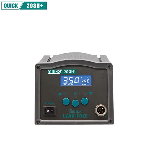 QUICK快克焊台203数显无铅205H+高频恒温手机维修焊接工具电烙铁