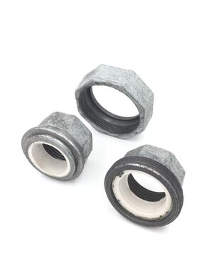 衬塑活接衬塑管配件 钢塑管活接白色内胶活接 衬塑复合管件