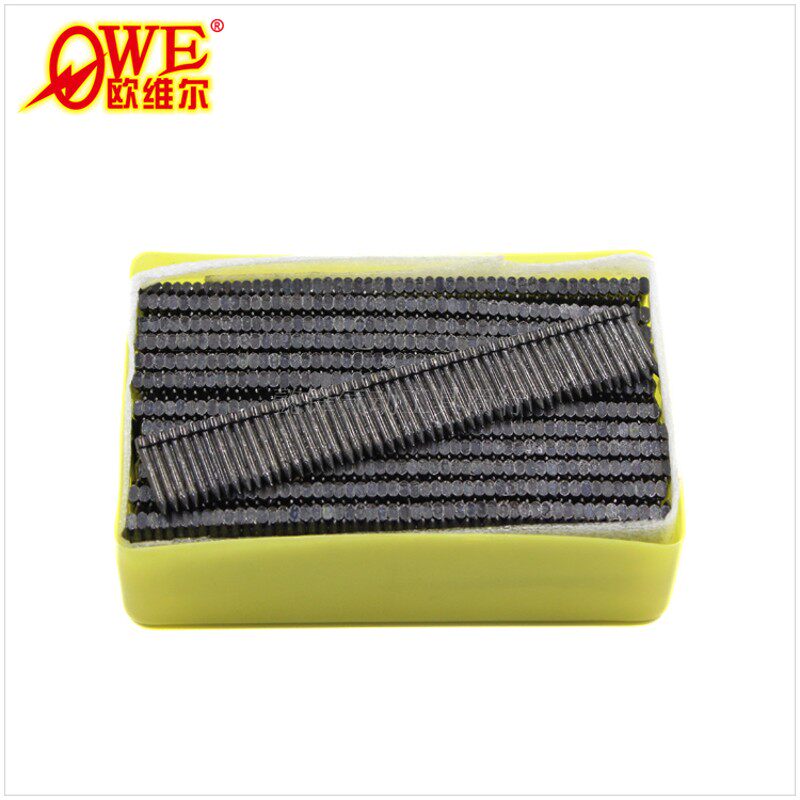 FST50细头黑钢钉地脚踢脚线无头小黑钉钢排钉枪FST15/18/20/30/35