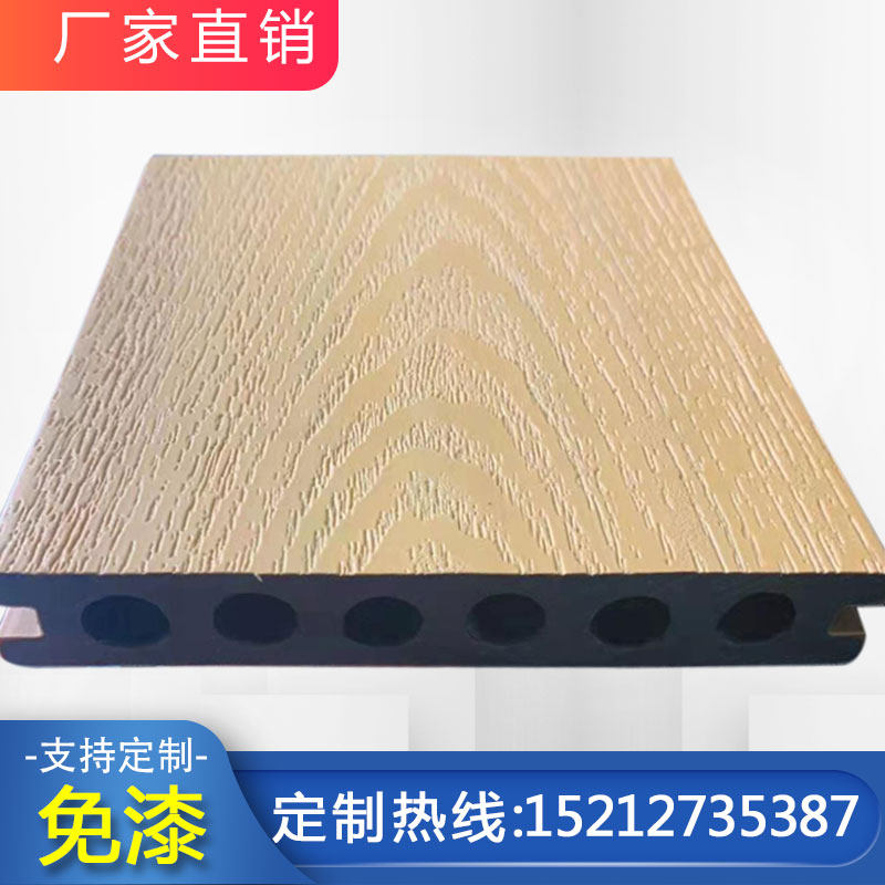 共挤塑木户s外圆孔木塑地板