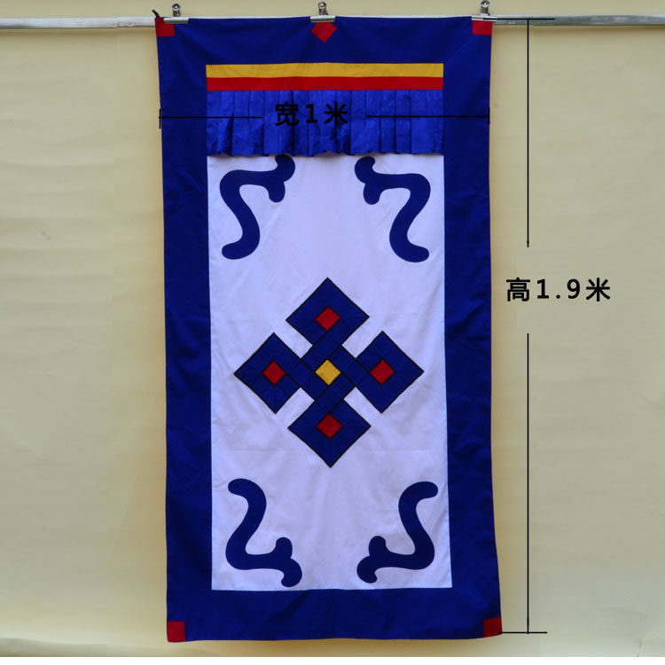 藏式门帘 西藏民族m风居家酒店装饰 手工拼花加厚吉祥结门帘隔断