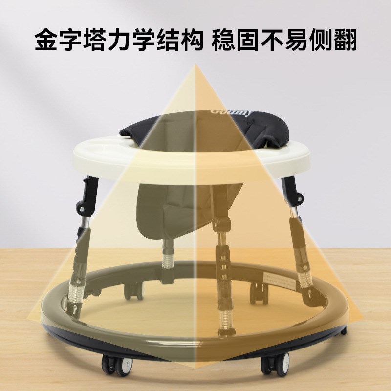 婴儿学步车防o型腿婴儿手推车助步宝宝2H023儿童小孩多功能起步车