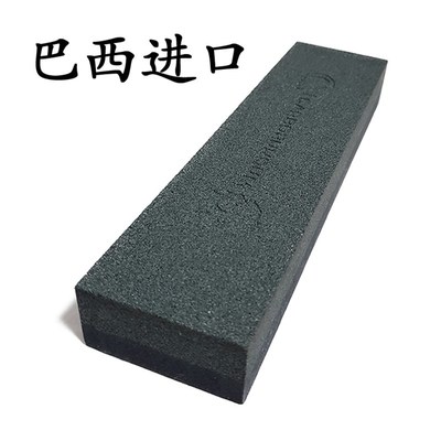 巴西进口CARBORUNDUM磨刀石磨石野人油石老人头红人快速开刃粗磨