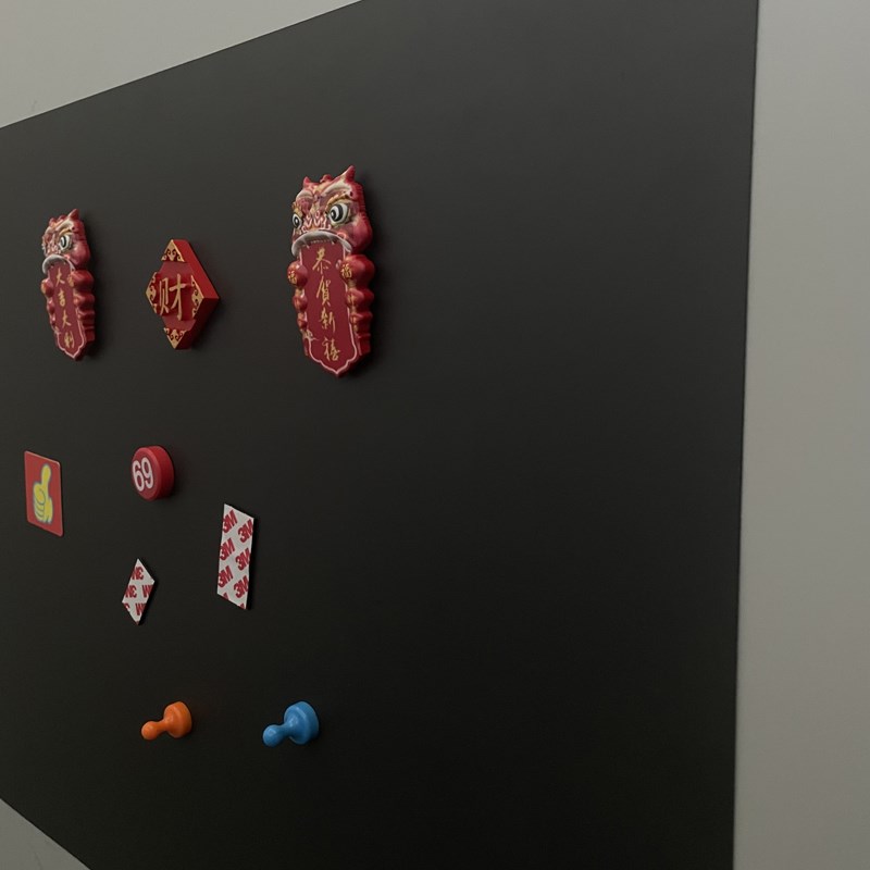 磁性白板化妆墙冰箱贴化妆品磁力展示加厚磁吸板家用白板磁铁墙贴