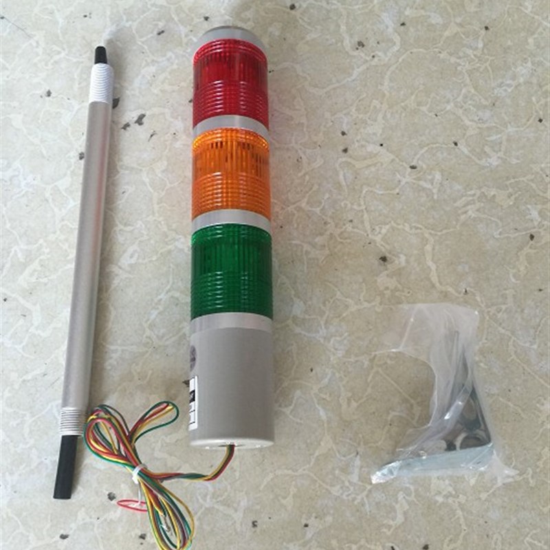 上海铮潼LTA50-3T-E多层式警示灯声光三色机床灯指示灯信号灯220v