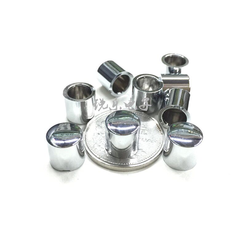 电镀按键帽10X10mm圆孔按键帽12*12轻触开关镀银按键帽 量大优惠图片