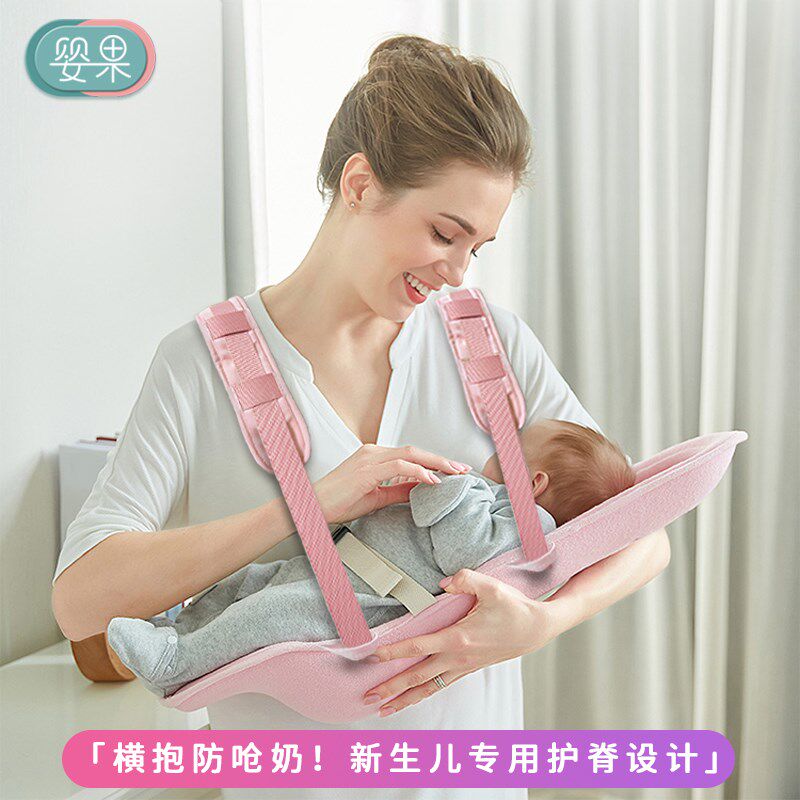 新生儿背带横抱娃神器婴儿抱v抱托前抱式小月龄宝宝0-3月婴儿外出