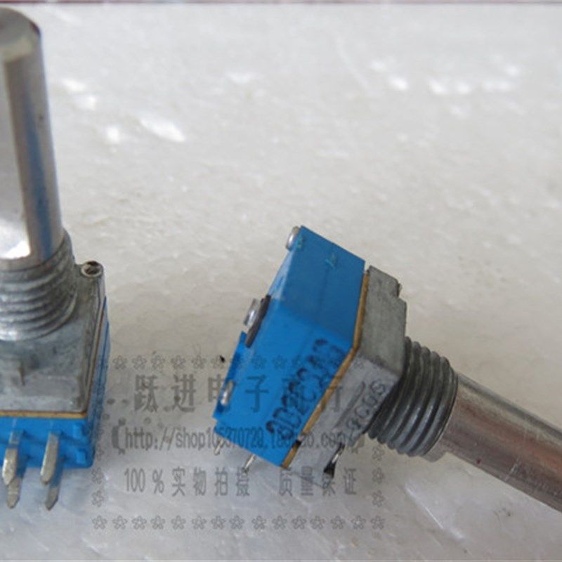 进口日本TOCOS 9011 B203 20K双联精密电位计 柄长18MM 半柄