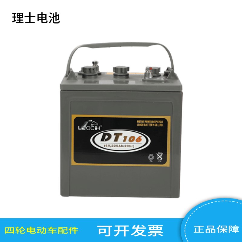 leoch理士电池DT106DT896玛西尔四轮电动观光车巡逻车电瓶电池