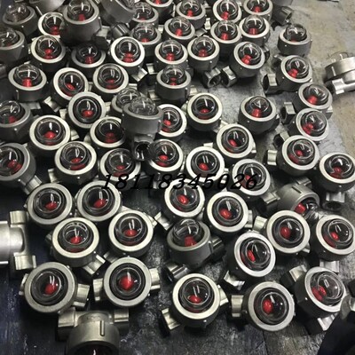 SG-FQ11-038不锈钢浮球流量指示器 半球式跳球水流指示器视镜