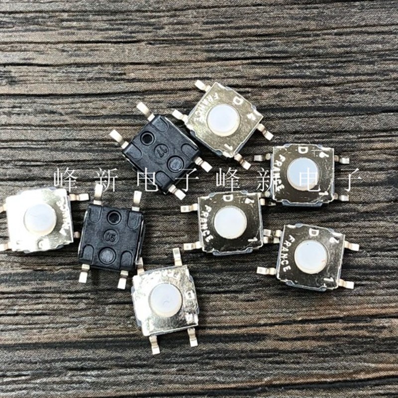 KSC241G LFS C&K法国6*6*3.5贴片4脚轻触开关防水尘硅胶按键开关