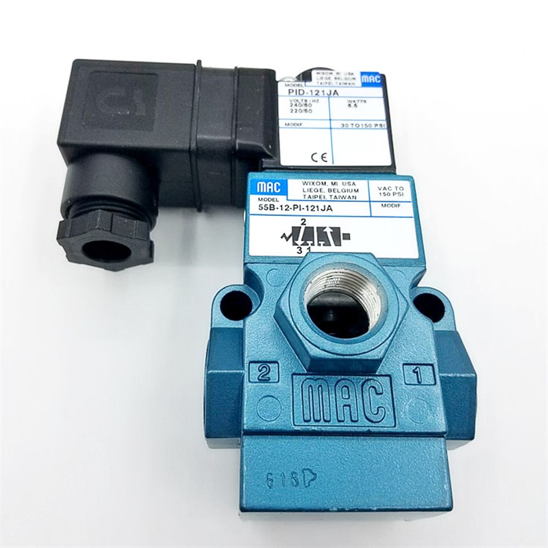 全新原装美国MAC电磁阀55B-12-PI-121JA  AC220V 现货
