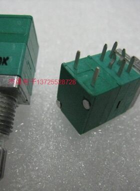 台产精密双联带开关电位器R09型-B50K -15KQ B503 惠威S3W专用