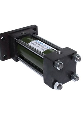 隆运LHCM标准柱形感应式油缸标准液压缸前法兰安装复动拉杆油缸