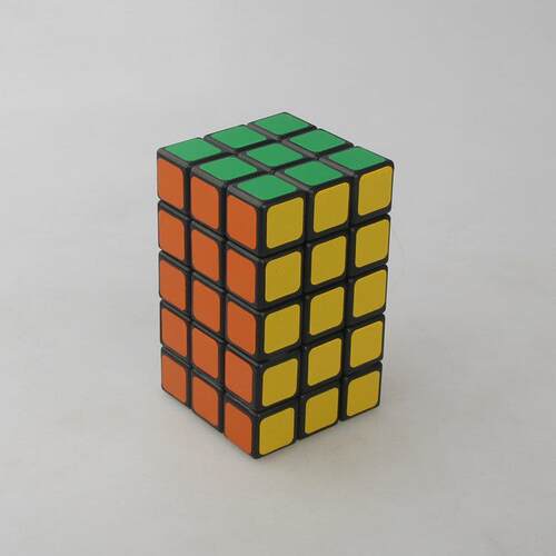 梯色 伪三三五魔方 伪335三阶不等阶变形魔方 Camouflage Cube