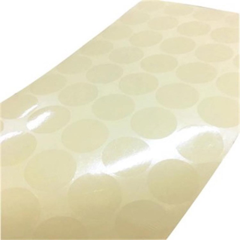 pvc封口贴不干胶logo贴纸定 制透明封口标圆形飞机盒封口贴