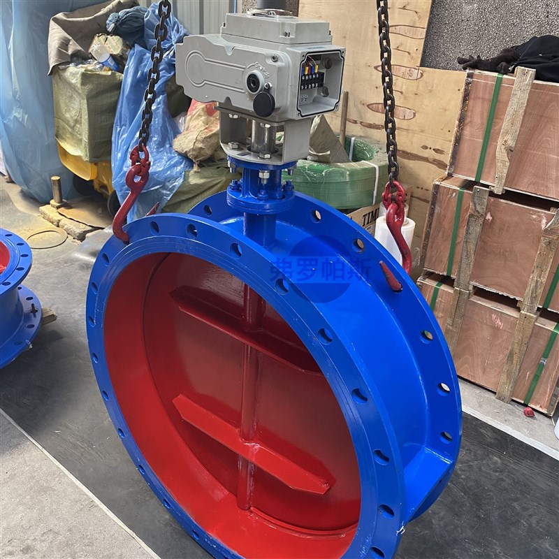 厂家直供 电动通风蝶阀DN400 D941W-2.5C碳钢材质风量调节蝶阀