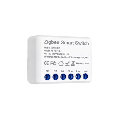 Zigbee智能开关模块RF433 APP远程控制智能继电器 Tuya智能家居灯