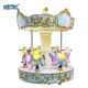 大型娱乐儿童转马游乐场投币式 6人旋转木马带光室内外游乐设备