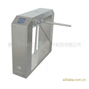 尼高迈立式三辊闸,张家港景点手推辊闸机,单通道双向刷卡三棍转闸