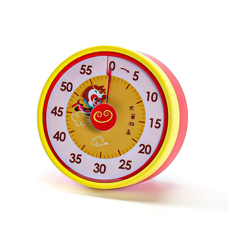 学生学习时间管理器旋转倒计时器不锈钢定时器厨房磁吸机械计时器
