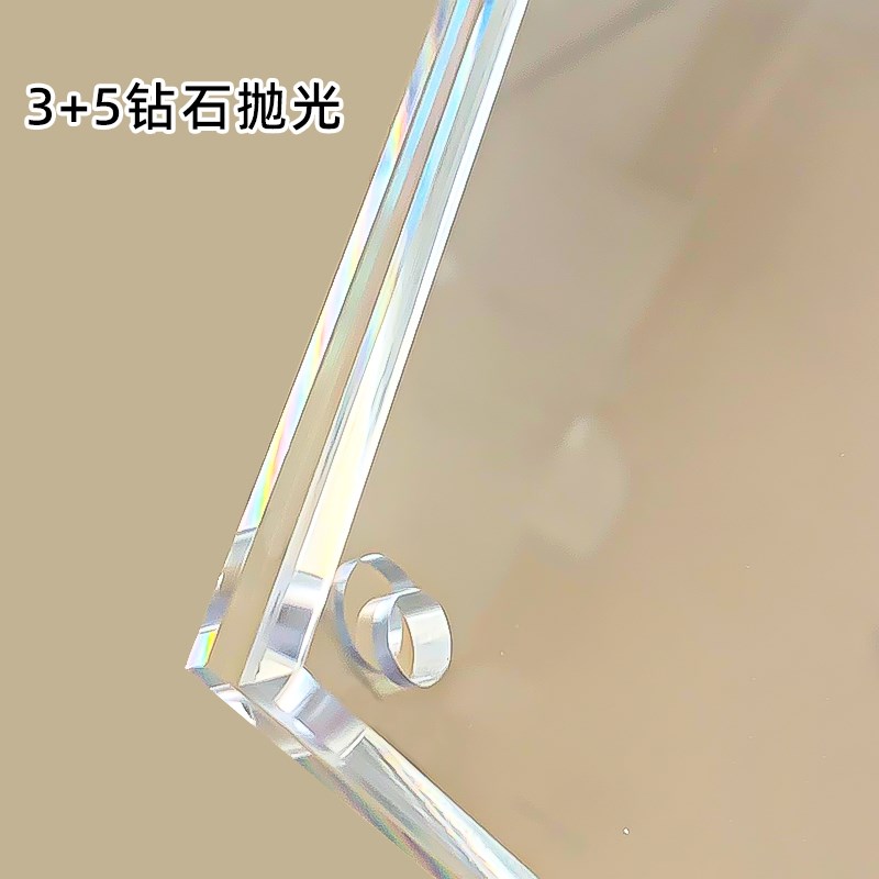 高透明亚克力广告板有机玻璃展板双层夹板夹框画框展示制度牌