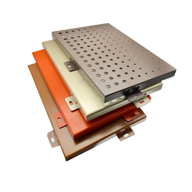 铝单板氟碳喷涂石纹冲孔铝单板门头装饰吊顶仿木纹幕墙铝单板