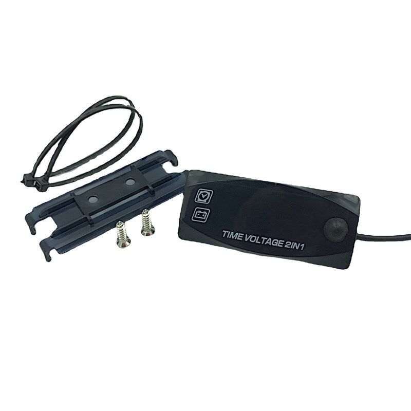 摩托车2合1仪表新劲战/GTR/BWS/雷霆/G5改装超薄款电压表时间表