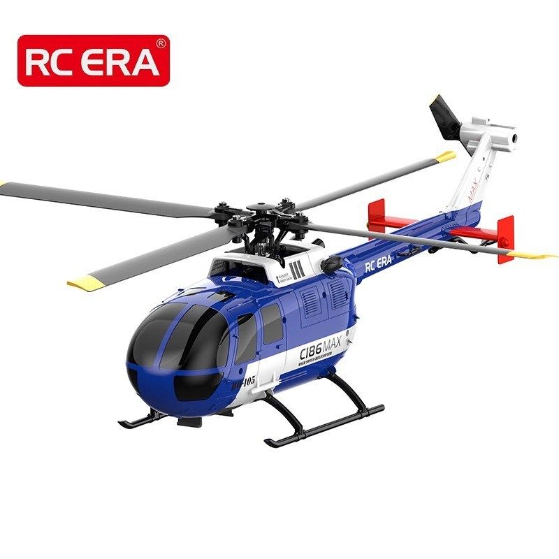 RC ERA 新款C186MAX带光流定位 BO-105像真直升机四通道遥控航模