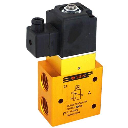 LT23JD-15P2压电磁阀二位三通吹机压气阀YH/SG/YO23JD-15