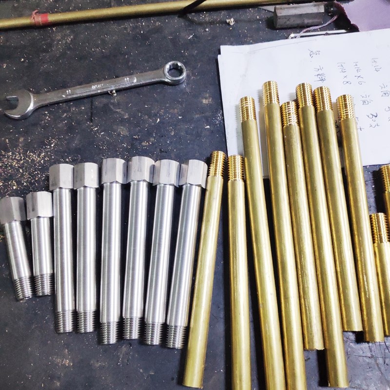 不锈钢加长水嘴JTW-00-2-50- 3-50定做塑料模具冷却水接头