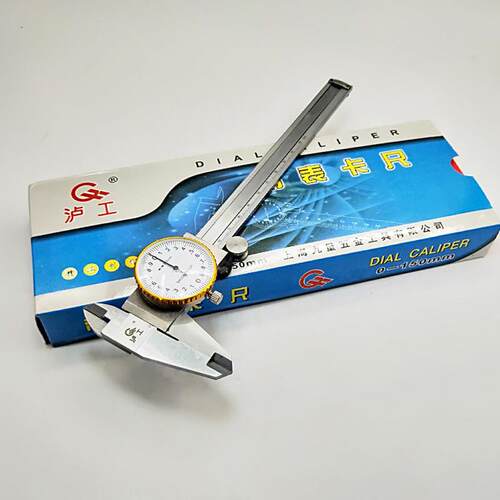 海泸工带表游标0卡尺卡0-15上mm/0-200mm/0OGS-300mm带表尺深度卡