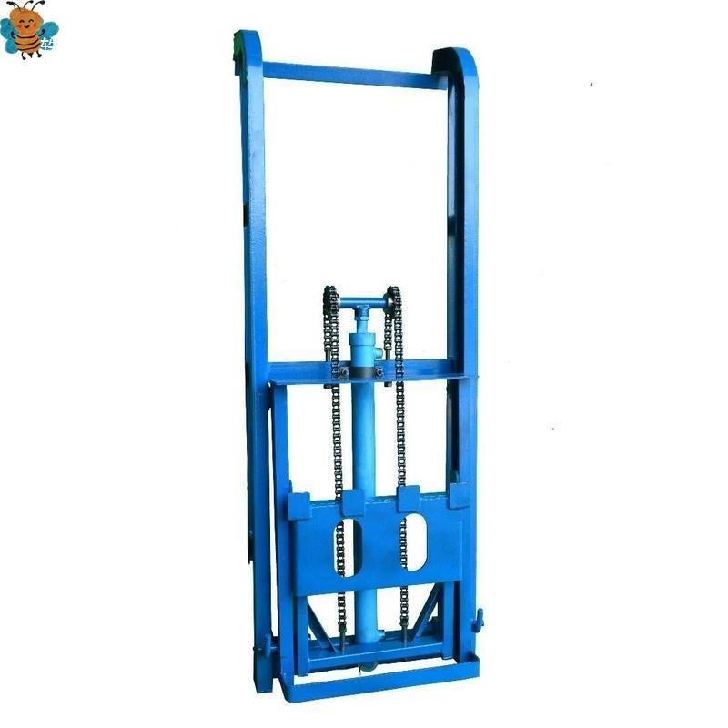 电动三轮车摩器托t$*&yj#%三轮车改装提垃桶升降机升机爬桶架圾全