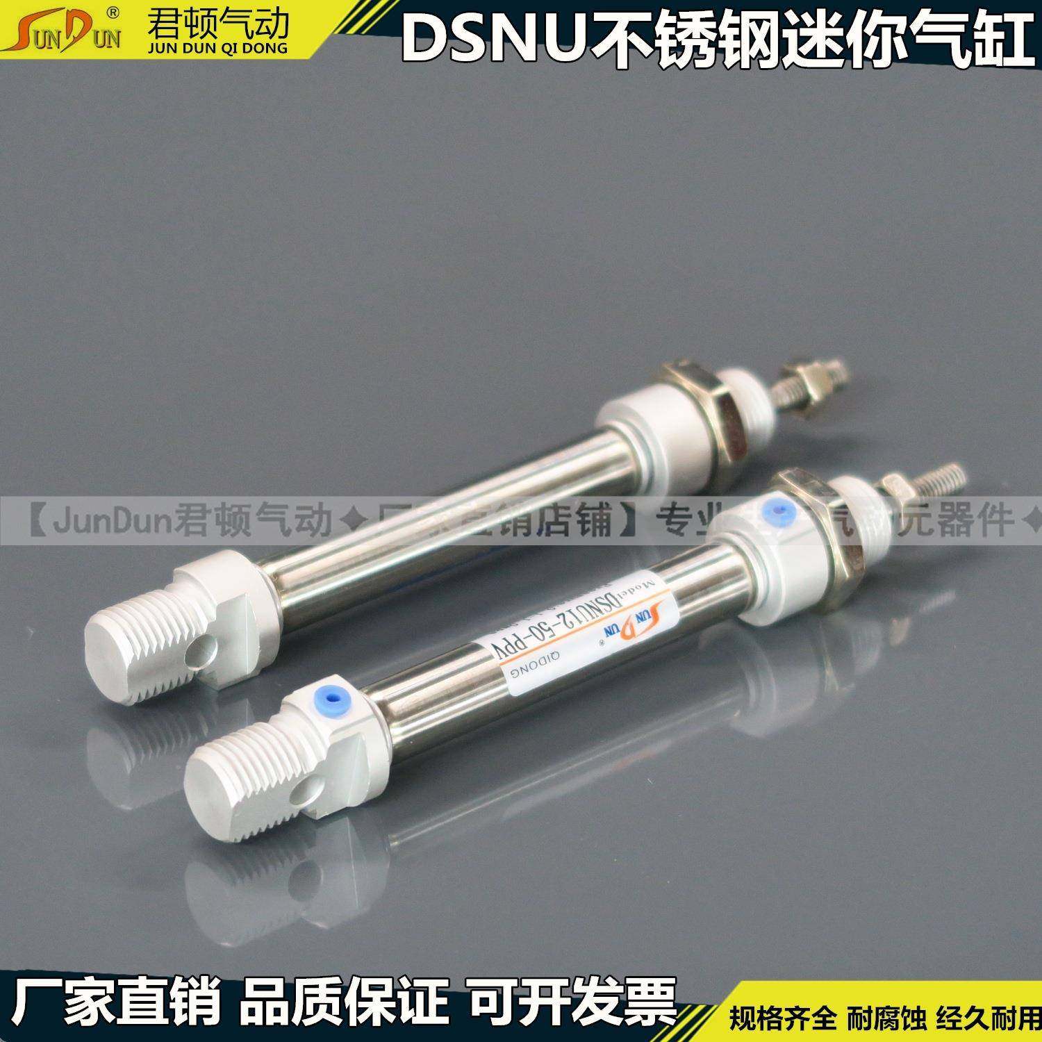 不锈钢迷你型气缸DSNU20-2/5/50/75/100/12/5/50200/2503001-PZYV