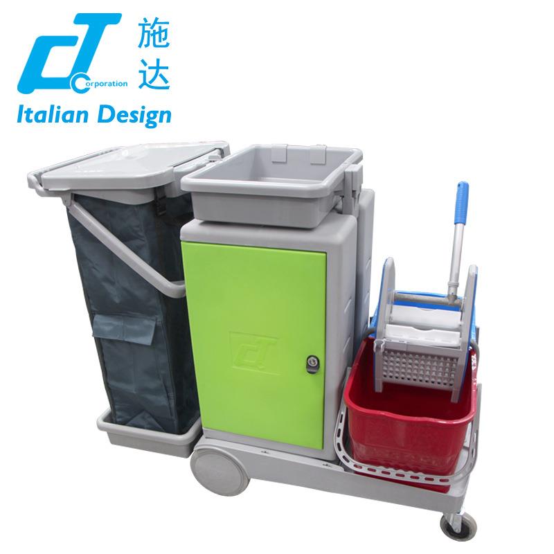 意箱大利CT业施达JQX带储物排拖清保洁服务手推车酒店宾馆物洁工