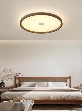 中古卧全书胡光谱桃木纹卧室吸顶灯简约智能圆形护眼房90448主房