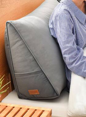 床头靠床上大靠背沙发靠榻枕简垫约组合榻客厅飘窗88359护腰米可