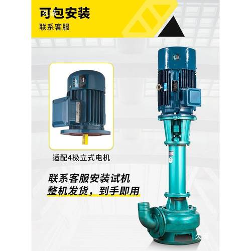 NL污水泵抽泥浆泵泥泵长杆PNK液下污泵粪立式排泵淤泥泵抽泥抽污