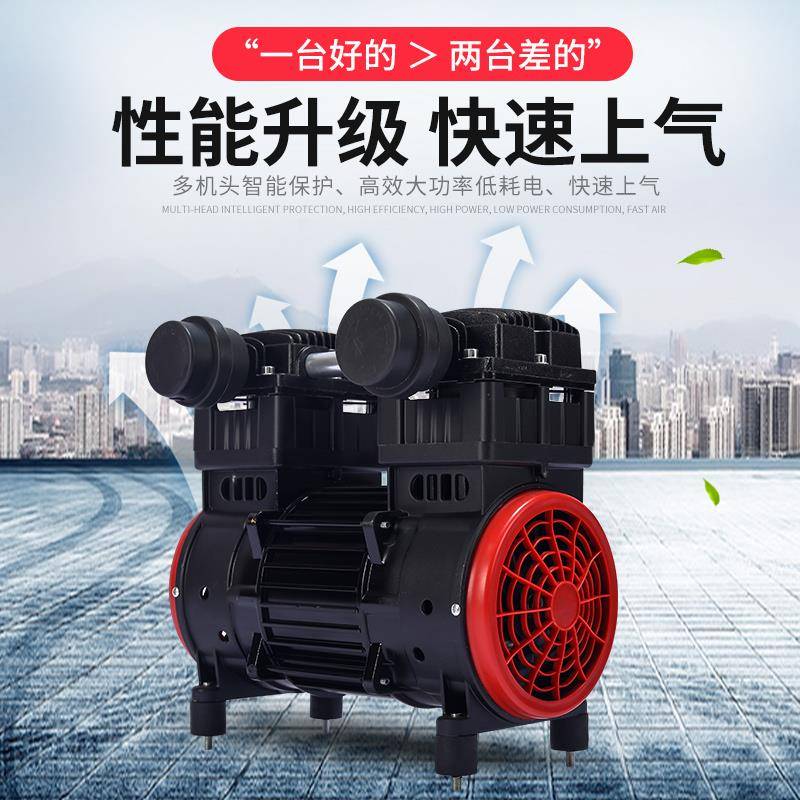 无油静音F76JH87M空压机漆工业级空气压缩机22V磅0大型喷高压冲气