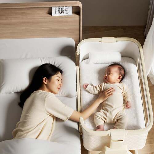 婴儿CJF床可可移动拼接床折叠宝宝床大新多功能生儿bb摇篮床2025