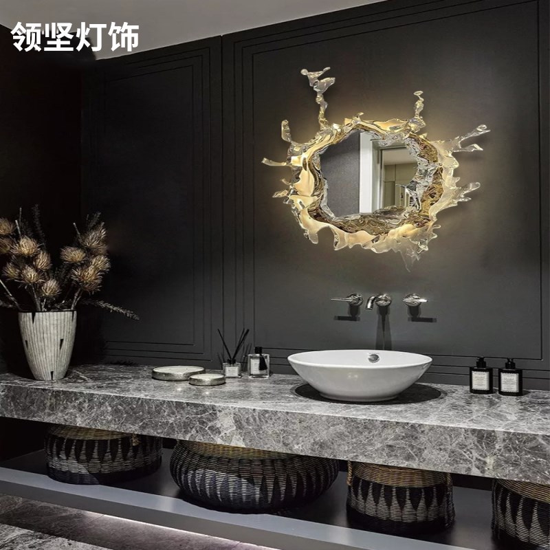 瑞水之镜设计师艺术氛围壁灯