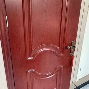 板 饰门程门防门门工装 室内门双层反凸盗红檀木PSM门新中式 家装