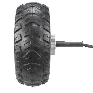 FoaTraMZQ8de寸半直流无刷m轮毂电机单碟刹卡丁车专用轮胎工厂直