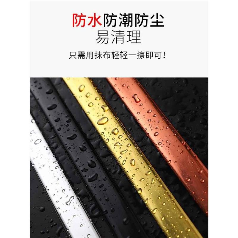 U型弧形封边条柜门收边条桌角装饰条粘P边VC自软NIM橱线条家装包