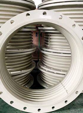 PPH法UIK兰软接法兰连软连接波温纹补偿器耐高软接连通风管软连