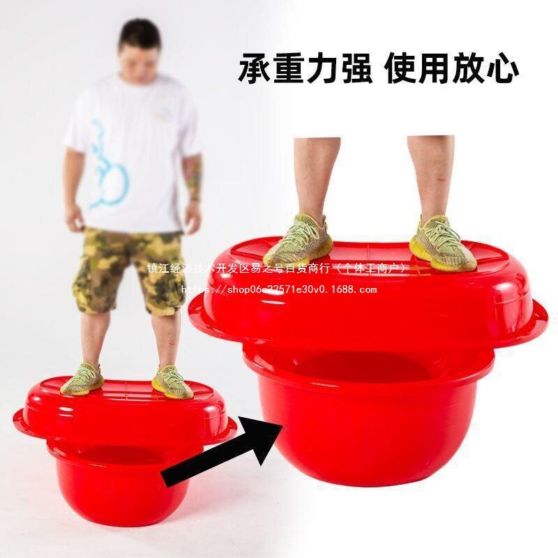 塑料盆大号洗澡盆泡用大人洗衣成人加厚耐用浴盆大盆家用塑料超大